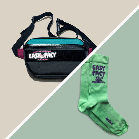 EASY PACY / HipBag No.1  & Socken hellgrün - ZYCLiSM Hamburg