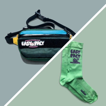 EASY PACY / HipBag No.2 & Socken hellgrün - ZYCLiSM Hamburg