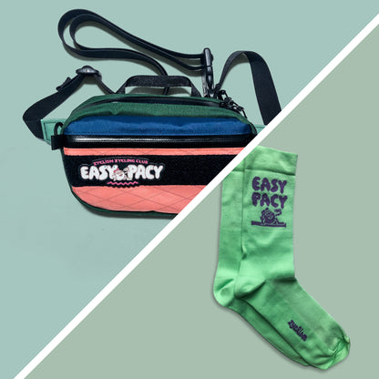 EASY PACY / HipBag No.7 & Socken hellgrün - ZYCLiSM Hamburg