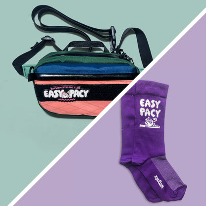 EASY PACY / HipBag No.7 & Socken lila - ZYCLiSM Hamburg