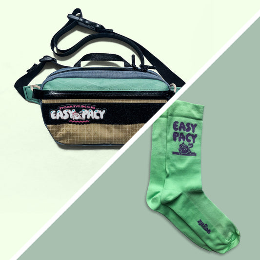 EASY PACY / HipBag No.8 & Socken hellgrün - ZYCLiSM Hamburg