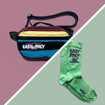 EASY PACY / HipBag No.9 & Socken hellgrün - ZYCLiSM Hamburg