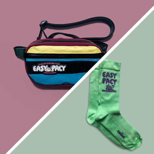 EASY PACY / HipBag No.9 & Socken hellgrün - ZYCLiSM Hamburg