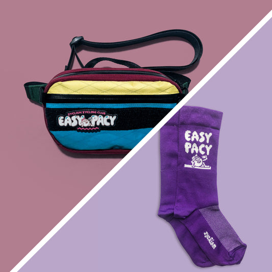 EASY PACY / HipBag No.9 & Socken lila - ZYCLiSM Hamburg