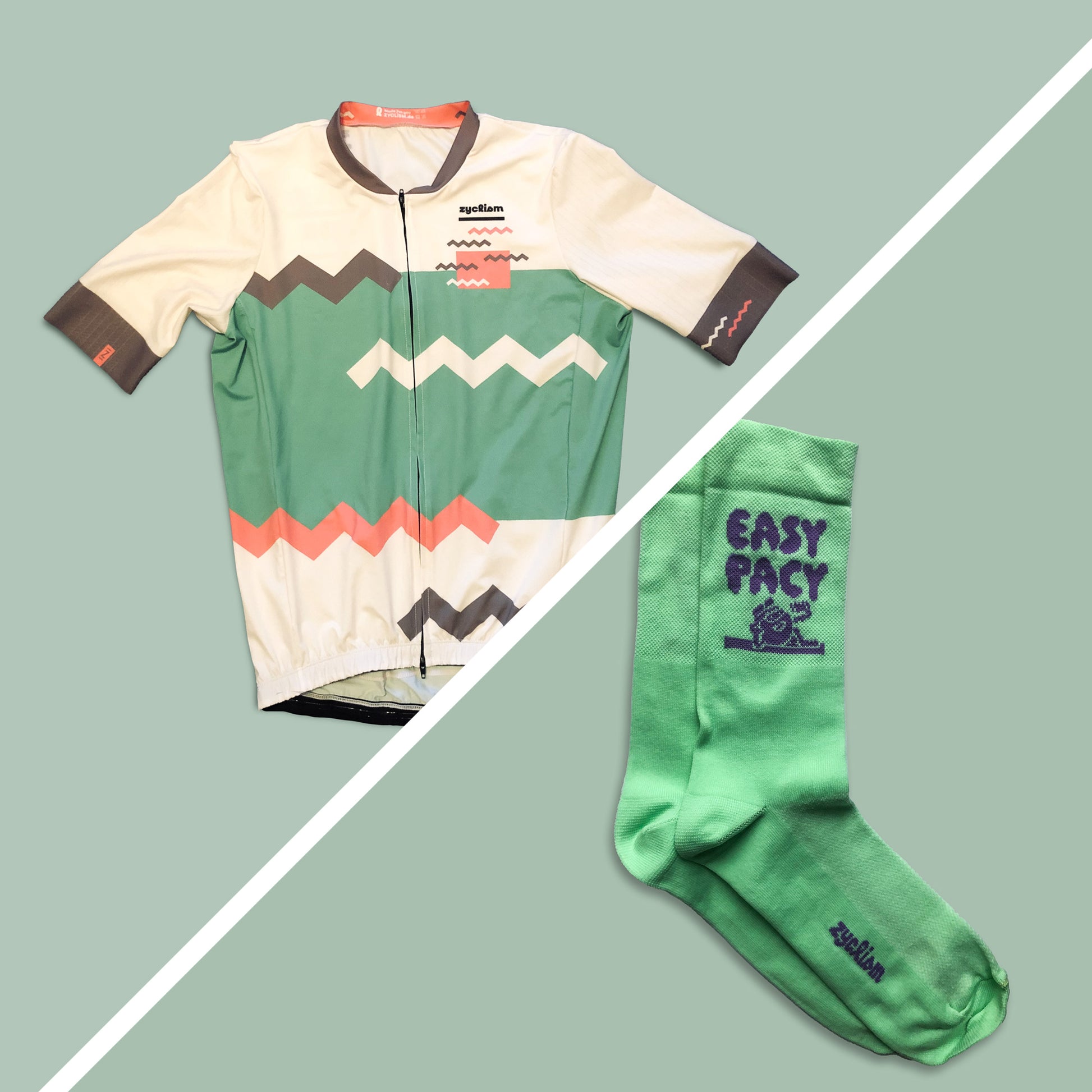 EASY PACY Trikot & Socken hellgrün - ZYCLiSM Hamburg